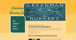 Desktop Screenshot of greenmannurseryca.com